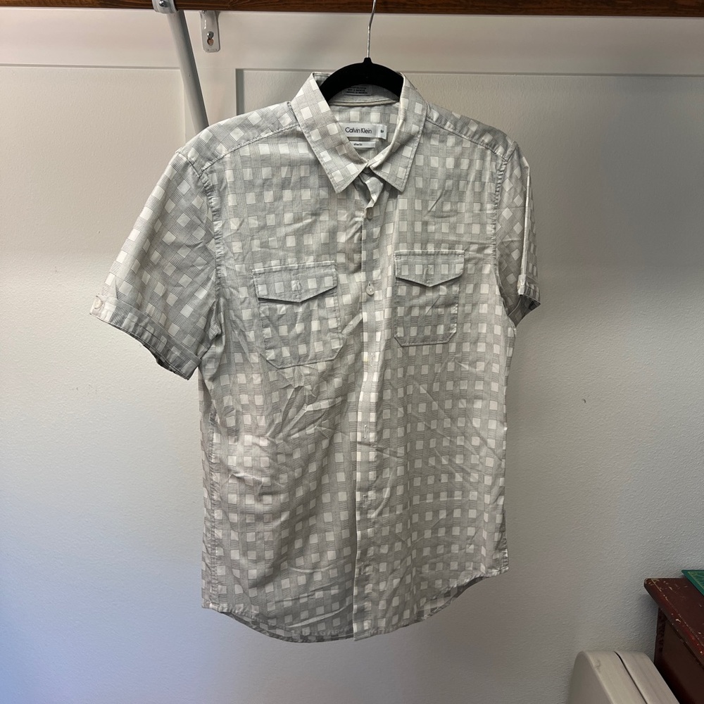 Calvin Klein Short Sleeve Button Down